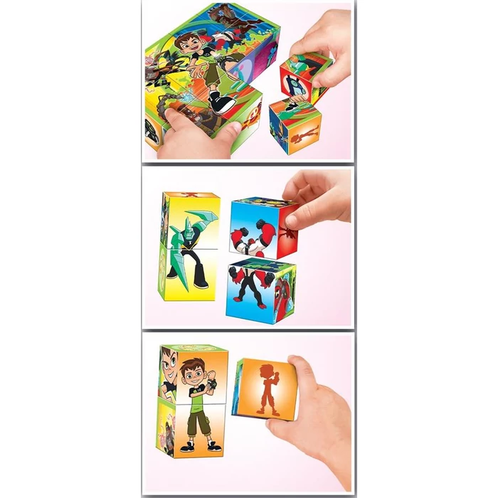 Clementoni 41507 - Ben 10 - 12 db-os mesekocka