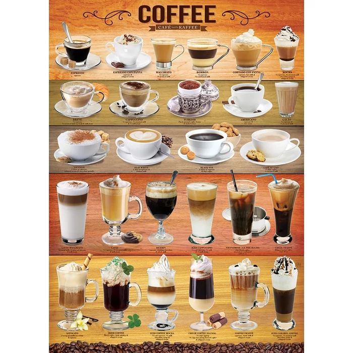 EuroGraphics 6000-0589 - Coffee - 1000 db-os puzzle