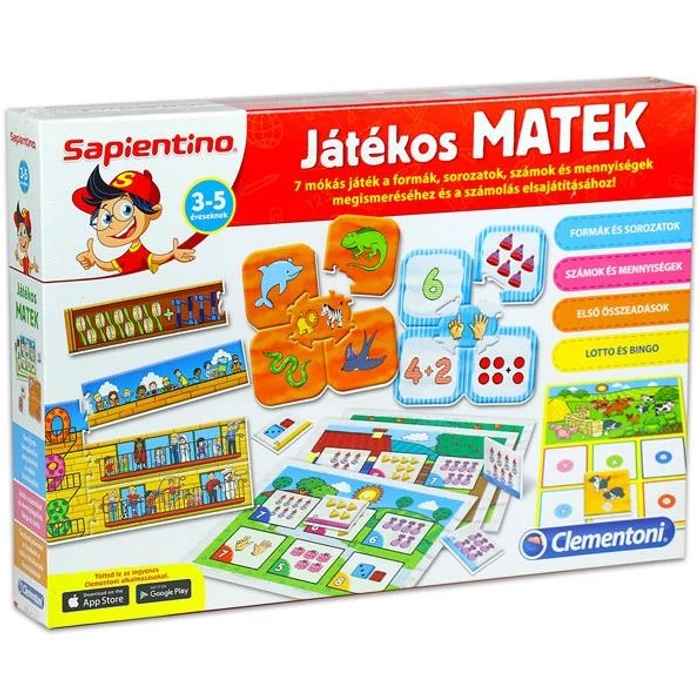 Clementoni 64043 - Sapientino  Játékos matek - oktató játék
