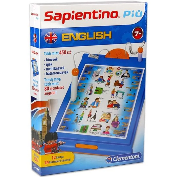  Clementoni 64045 - Sapientino  Játékos angol - oktató játék