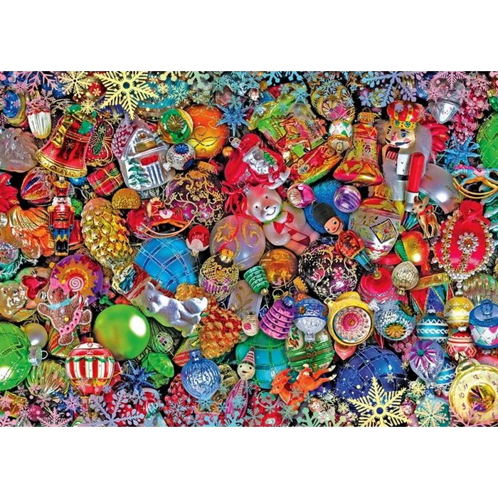 Clementoni 39585 - Karácsonyi díszek - 1000 db-os Classic Christmas Collection - A lehetetlen puzzle