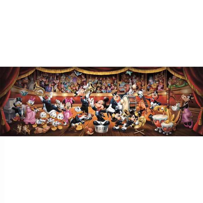 Clementoni 37067 - Disney Collection - Disney Orchestra - 1000 db-os Compact  Panoráma puzzle