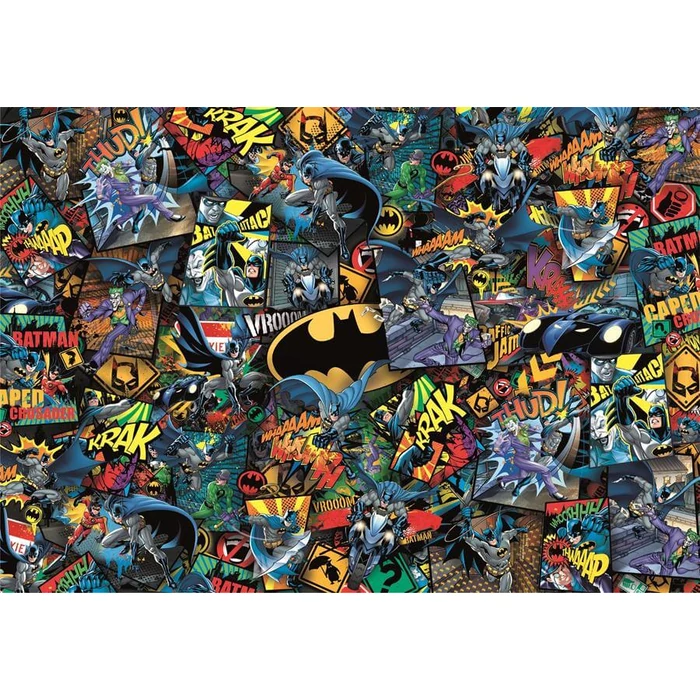 Clementoni 39906 - A lehetetlen puzzle - Batman - 1000 db-os Compact puzzle