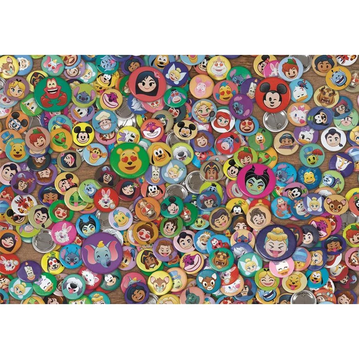 Clementoni 39829 - A lehetetlen puzzle - Disney - 1000 db-os Compact puzzle