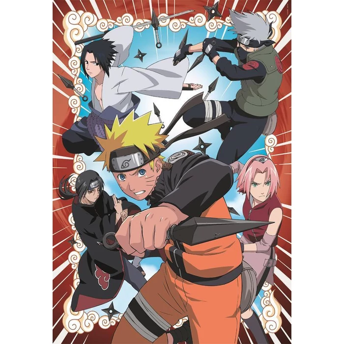 Clementoni 39831 - Anime Naruto Shippuden - 1000 db-os Compact puzzle