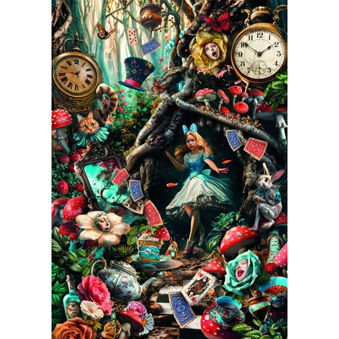 Clementoni 1000 db-os Compact puzzle - High Quality Collection - Alíz csodaországban (39935)