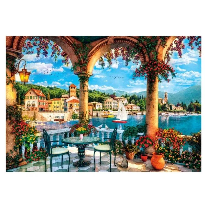 Clementoni 39930 - High Quality Collection - Balcony Lake - 1000 db-os Compact puzzle