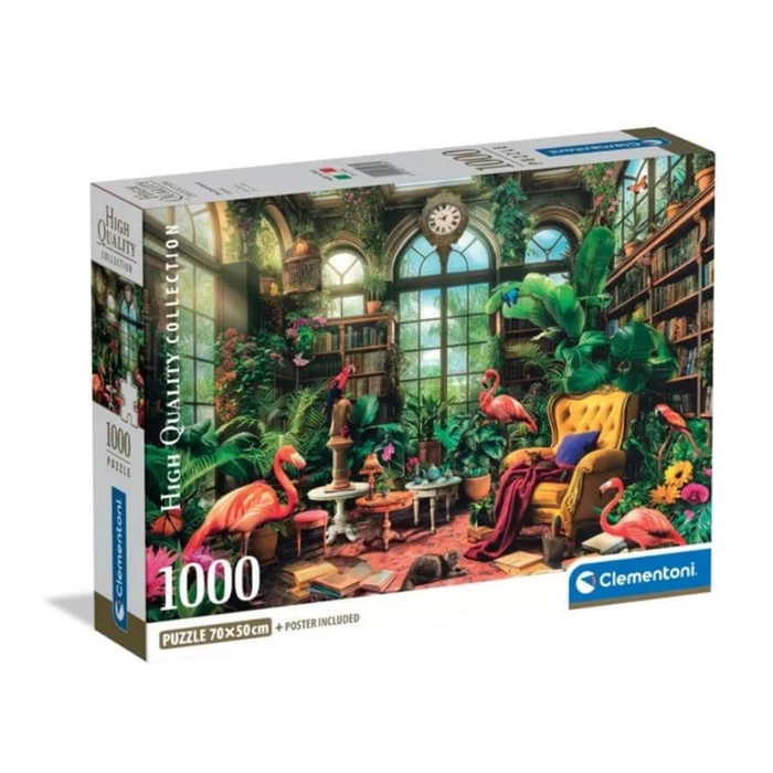 Clementoni 39936 - High Quality Collection - Greenhouse - 1000 db-os Compact puzzle