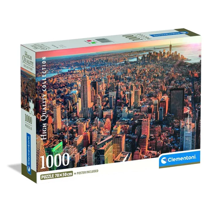 Clementoni 1000 db-os Compact puzzle - High Quality Collection - New York (39944)