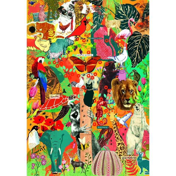 Clementoni 1000 db-os Compact puzzle - More is More - Animals (37073)