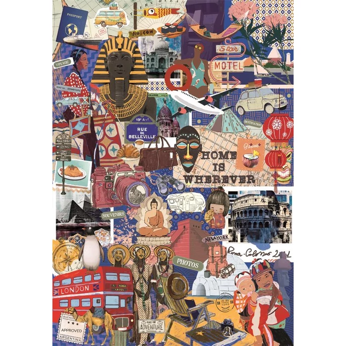 Clementoni 1000 db-os Compact puzzle - More is More - Travel and Cultures (37072)