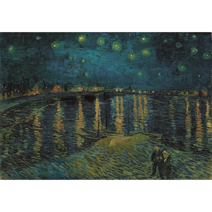 Clementoni 37095 - Museum Collection -  S Night over the River - 1000 db-os Compact puzzle