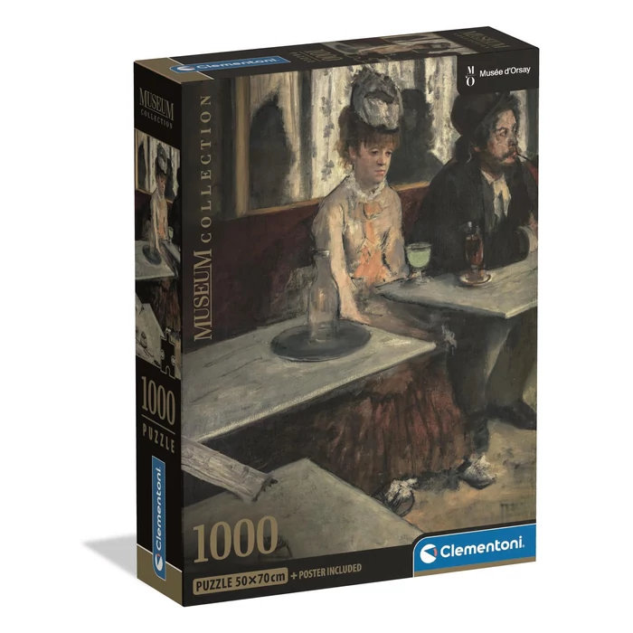 Clementoni 39974 - Museum Collection - Dans Un Cafe - 1000 db-os Compact puzzle