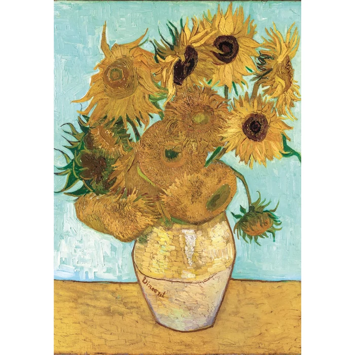 Clementoni 39966 - Museum Collection - Sunflowers - 1000 db-os Compact puzzle