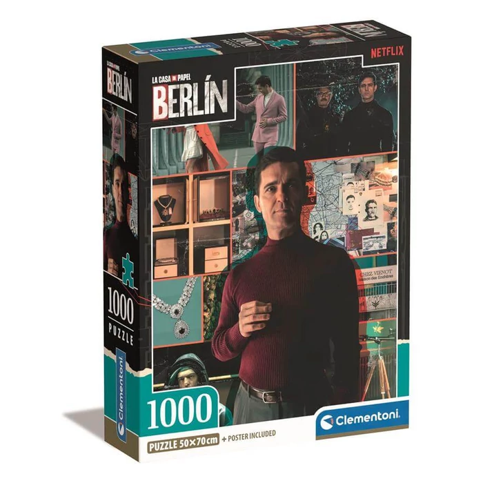 Clementoni 39849 - Netflix Berlin - 1000 db-os Compact puzzle