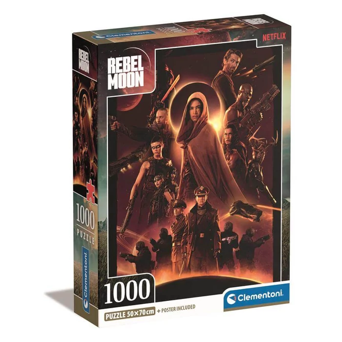 Clementoni 39866 - Netflix Rebel Moon - 1000 db-os Compact puzzle
