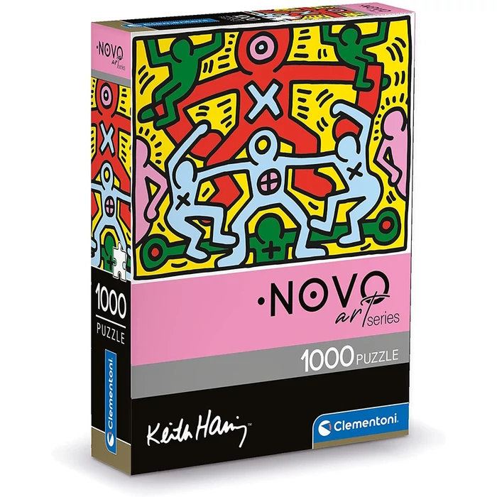 Clementoni 39757 -  Keith Haring - 1000 db-os Compact puzzle - Novo Art Series