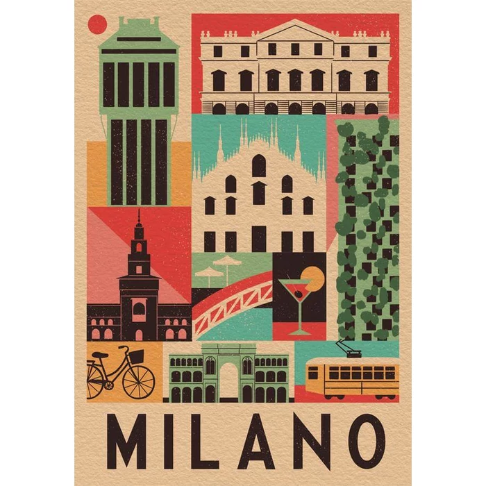 Clementoni 39842  - Style In The City - Milano - 1000 db-os Compact puzzle