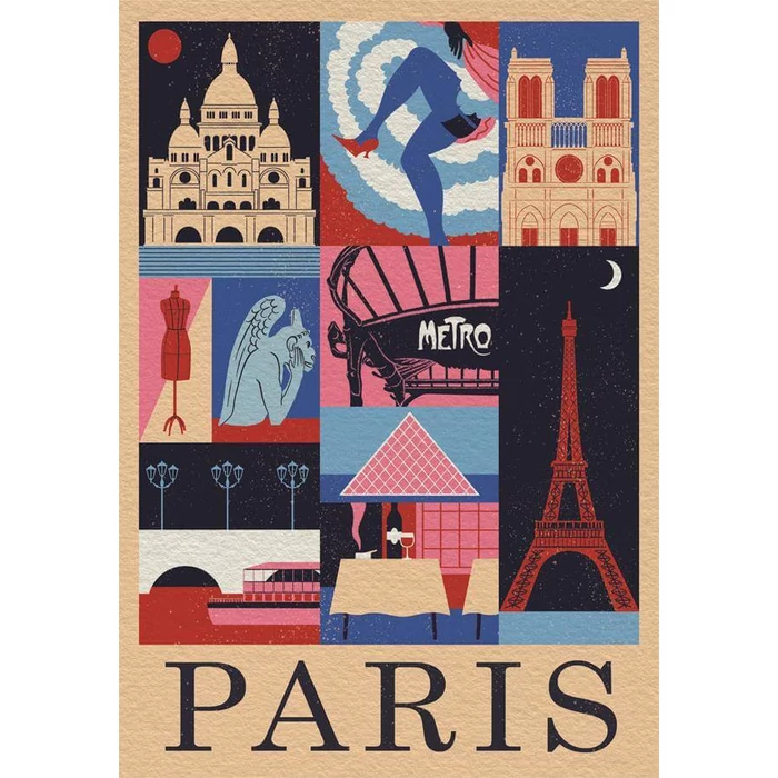Clementoni 39843 - Style In The City - Paris - 1000 db-os Compact puzzle