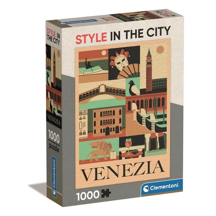 Clementoni 39846 - Style In The City - Venezia - 1000 db-os Compact puzzle