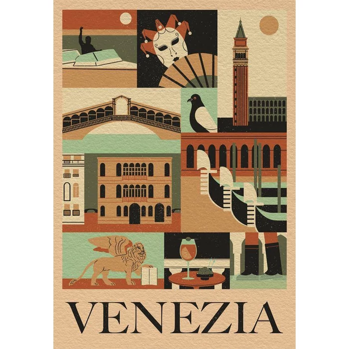 Clementoni 39846 - Style In The City - Venezia - 1000 db-os Compact puzzle