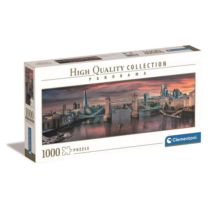 Clementoni 39837 - High Quality Collection - Panoráma puzzle - A folyón túl - 1000 db-os puzzle 