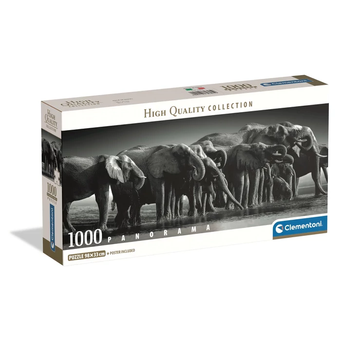 Clementoni 39895 - High Quality Collection - Panoráma Compact - Herd Of Gigants - 1000 db-os puzzle