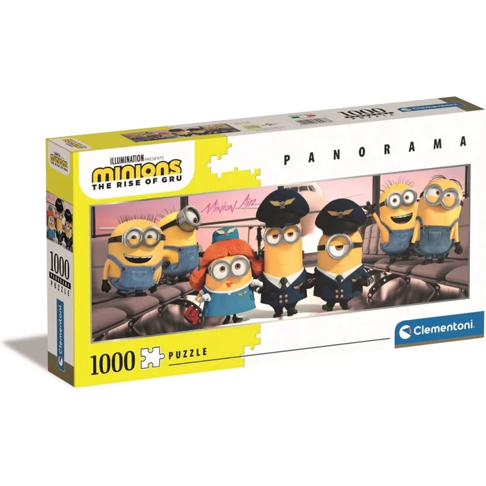 Clementoni 39566  - Minyonok: Gru színre lép - 1000 db-os Panoráma puzzle