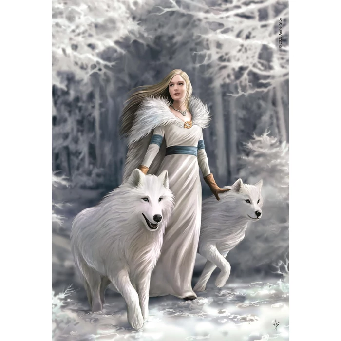 Clementoni 39957 - Anne Stokes Winter Guardians - 1000 db-os Compact puzzle