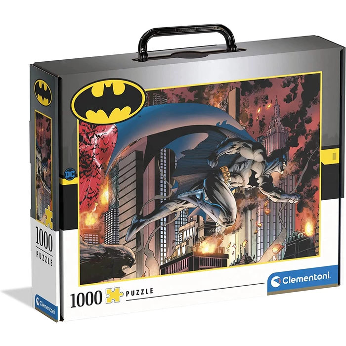 Clementoni 39678 - Puzzle bőröndben - Batman akcióban - 1000 db-os puzzle