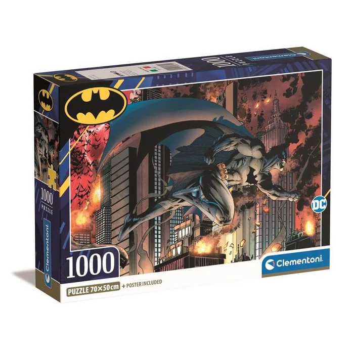 Clementoni 39851 - Batman - 1000 db-os Compact puzzle 