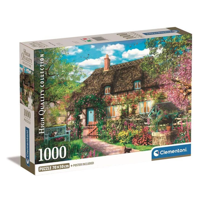 Clementoni 39908 - High Quality Collection - A régi házikó - 1000 db-os Compact puzzle