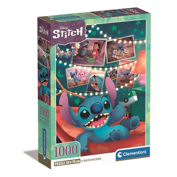 Clementoni 39793 - High Quality Collection - Stitch - 1000 db-os Compact puzzle