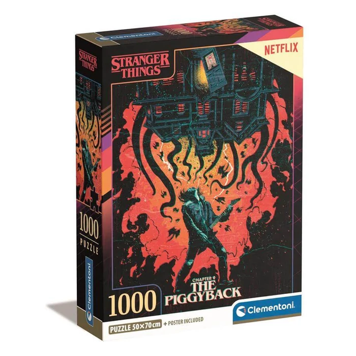 Clementoni 39861 - Stranger Things - 1000 db-os Compact puzzle 