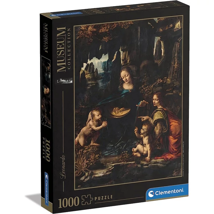 Clementoni 39767 - Museum Collection - Da Vinci - Sziklás Madonna - 1000 db-os puzzle