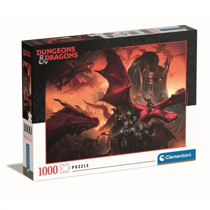 Clementoni 1000 db-os puzzle - Dungeons and Dragons - Vörös Sárkány (39733)