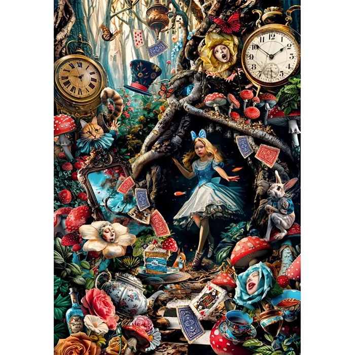 Clementoni 1000 db-os puzzle - High Quality Collection - Alíz Csodaországban (39888)