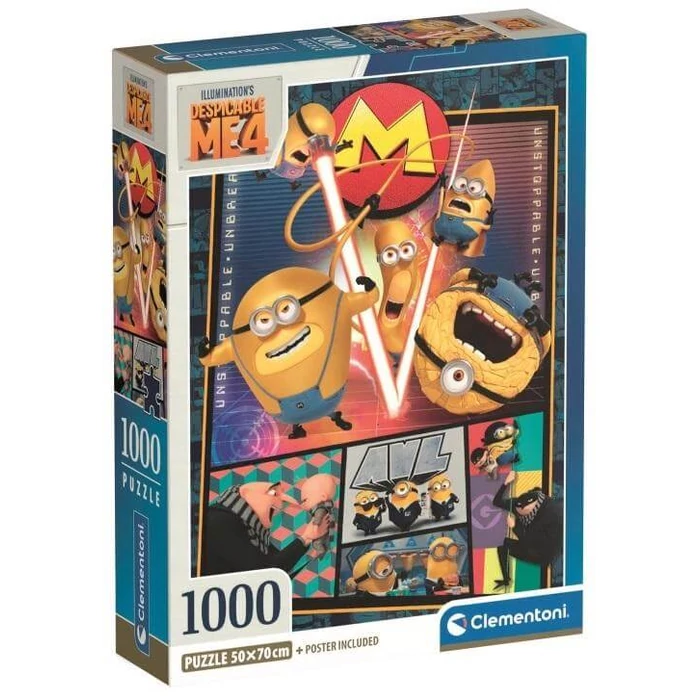 Clementoni 39798 High Quality Collection - Minyonok - 1000 db-os puzzle