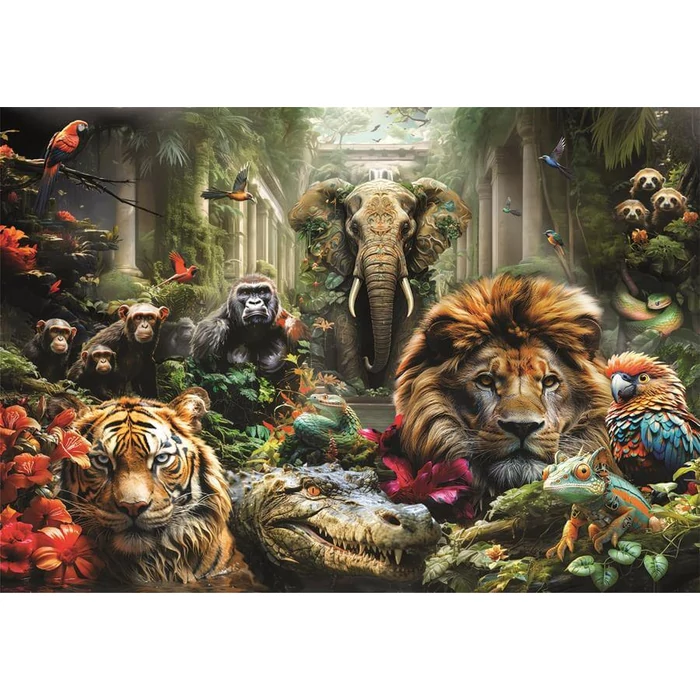 Clementoni 39824 - High Quality Collection - Misztikus dzsungel - 1000 db-os puzzle 