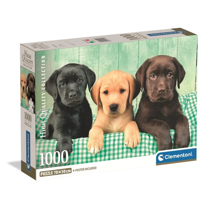 Clementoni 39946 - High Quality Collection - Three Labs - 1000 db-os Compact puzzle