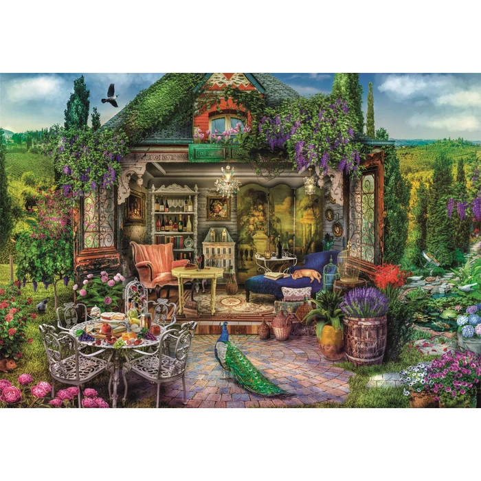 Clementoni 39951 - High Quality Collection - Wine Country Escape - 1000 db-os Compact puzzle