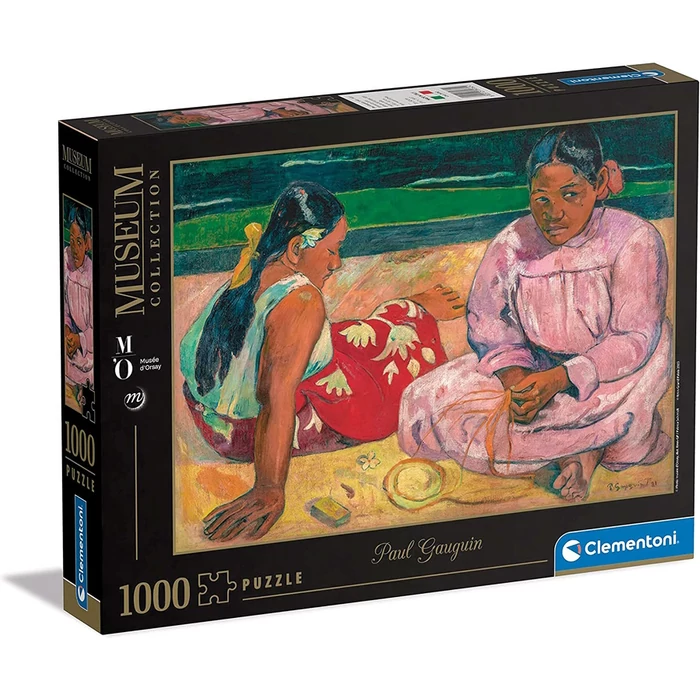 Clementoni 39762 - Museum Collection - Gauguin - Tahiti nők a tengerparton - 1000 db-os puzzle