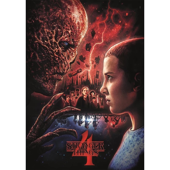 Clementoni 39981 - Stranger Things 4 - 1000 db-os Compact puzzle