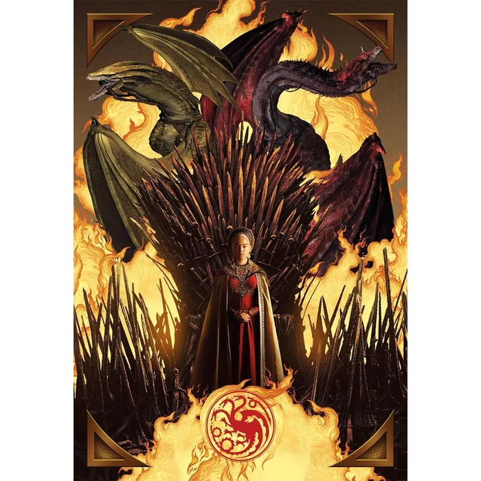 Clementoni 39904 - Game of Thrones - House of the Dragon - 1000 db-os Compact puzzle