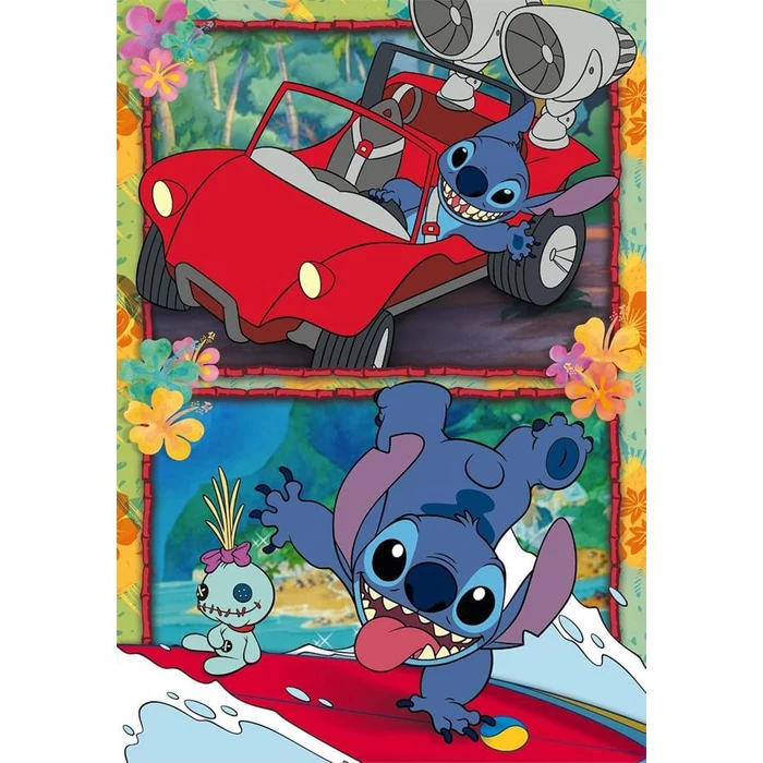 Clementoni 27571 - Stitch - 104 db-os Szuper színes puzzle