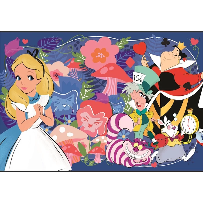 Clementoni 25748 - Alíz Csodaországban - 104 db-os Szuper Színes puzzle