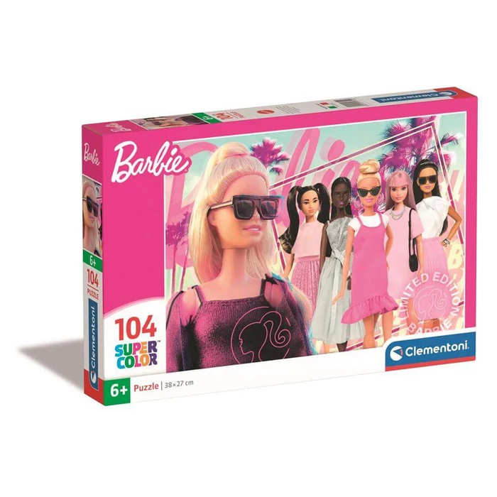 Clementoni 25752 - Barbie - 104 db-os Szuper színes puzzle