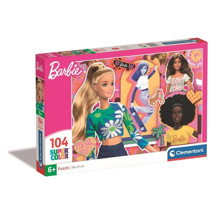 Clementoni 25753 - Barbie - 104 db-os Szuper színes puzzle