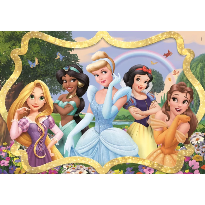 Clementoni 25058 - Disney Hercegnők - 104 db-os  Szuper színes puzzle