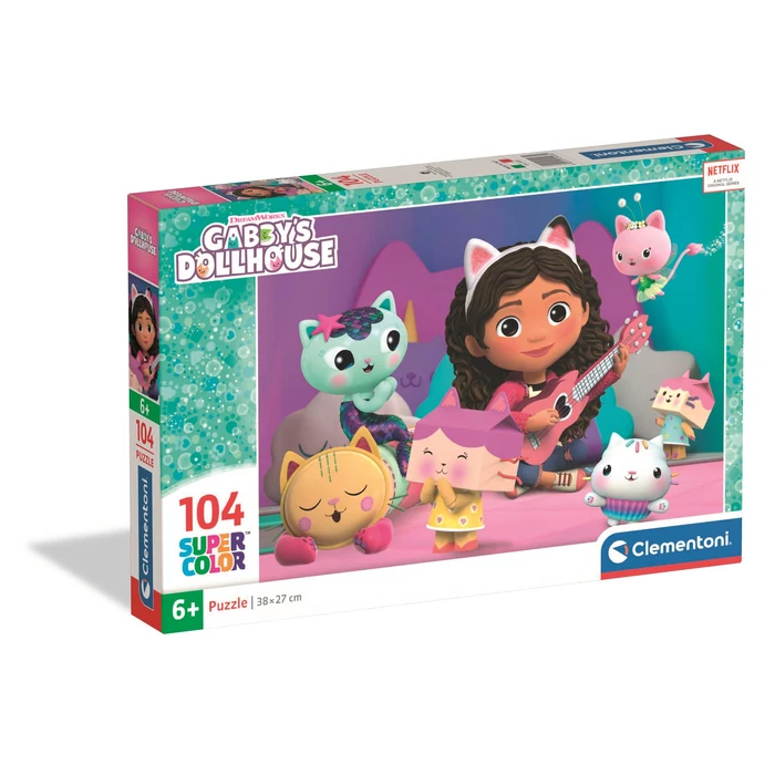 Clementoni 25033 - Gabi babaháza - 104 db-os  Szuper színes puzzle